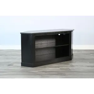 Corner Media Console w/33" Fireplace Insert Option