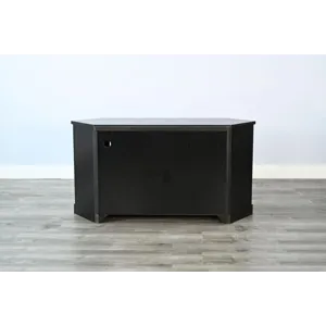 Corner Media Console w/33" Fireplace Insert Option