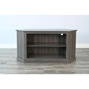 Corner Media Console w/33" Fireplace Insert Option