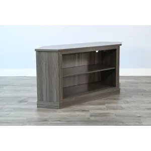 Corner Media Console w/33" Fireplace Insert Option