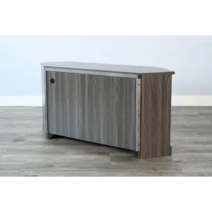 Corner Media Console w/33" Fireplace Insert Option