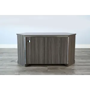 Corner Media Console w/33" Fireplace Insert Option