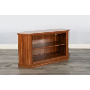 Corner Media Console w/33" Fireplace Insert Option