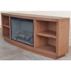 Circ Media Cabinet w/ Fireplace Insert Option