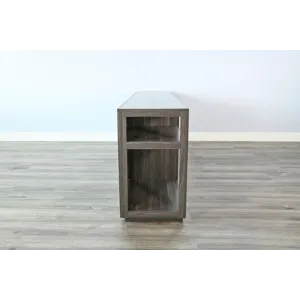 Jamie Melamine Console w/42" Fireplace Insert Option