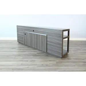 Jamie Melamine Console w/42" Fireplace Insert Option