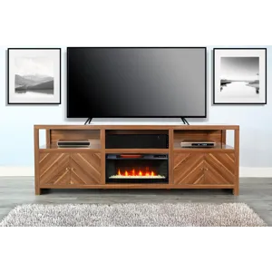 Aurora Melamine Console w/28" Fireplace Insert Option