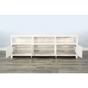 Aurora Jamie Melamine Console w/28" Fireplace Insert Option