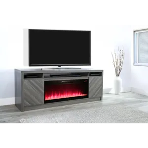 Tampa Melamin Console w/42" Fireplace Insert Option