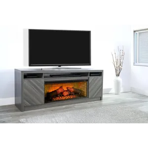 Tampa Melamin Console w/42" Fireplace Insert Option