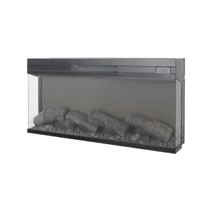 36" Panoramic Log Fireplace Insert