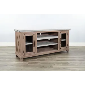 VIVIAN Rowan 64" Media Console w/Optional Fireplace Insert