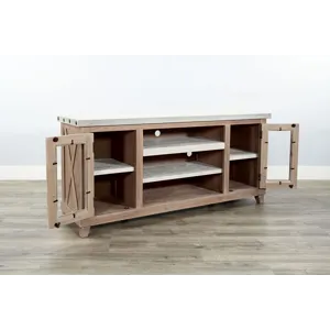 VIVIAN Rowan 64" Media Console w/Optional Fireplace Insert
