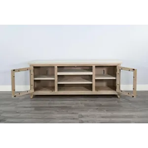 VIVIAN Rowan 74" Media Console w/ Optional Fireplace Insert
