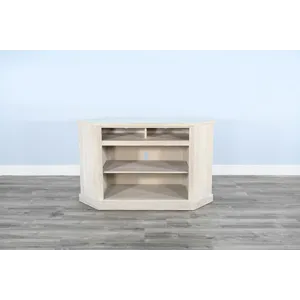 Corner Media Cabinet w/ 33" Fireplace Insert Option
