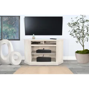 Corner Media Cabinet w/ 33" Fireplace Insert Option