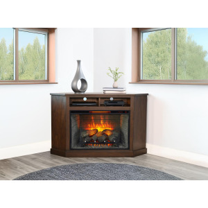 Corner Media Cabinet w/ 33