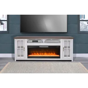 PASADENA Media Console w/ Fireplace Option