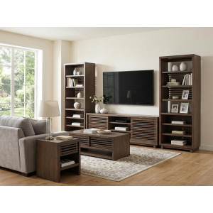 Slat Media Pier Cabinet