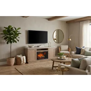 Rowan Media Console w/ 33" Fireplace Option