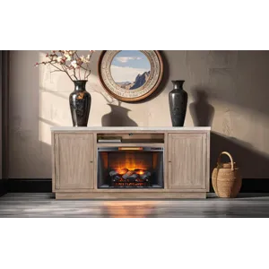 Rowan Media Console w/ 33" Fireplace Option