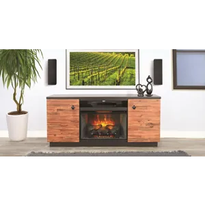 Media Cabinet w/ 33" Fireplace Option