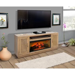 Media Console w/ 42" Fireplace Option