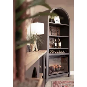 Chill Arch Bookcase w/ 33" Fireplace Option