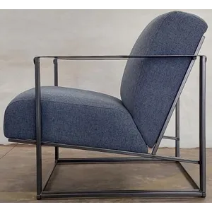 Melinda Metal Framed Accent Chair