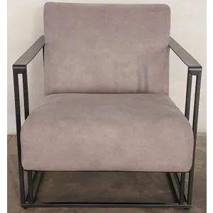 Melinda Metal Framed Accent Chair