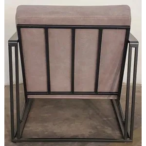 Melinda Metal Framed Accent Chair