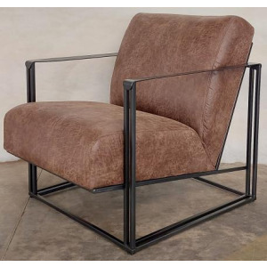 Melinda Metal Framed Accent Chair