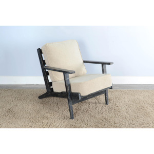 Marina Black Sand Chair, Cushion Seat & Back