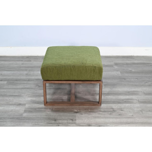 DOE VALLEY Ottoman w/ Wood Frame