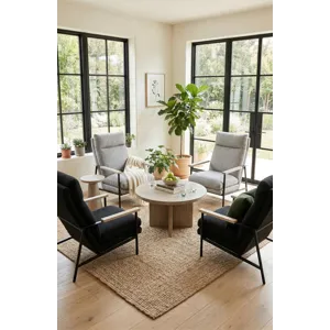 Wyatt Accent Chair, Cushion Seat & Back