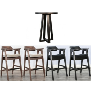 5pc Bar Table with Stools