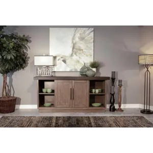 Boise Media Console w/ 33" Fireplace Option