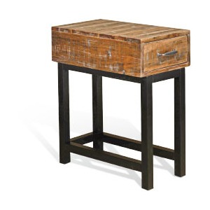 Havana Chair Side Table (Wood Base)