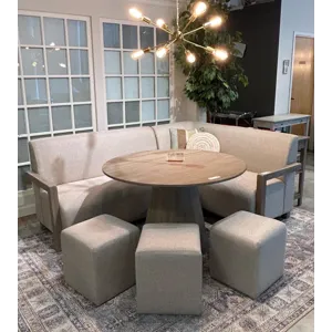 Gibson Breakfast Nook Bench Set, Cushion Seat