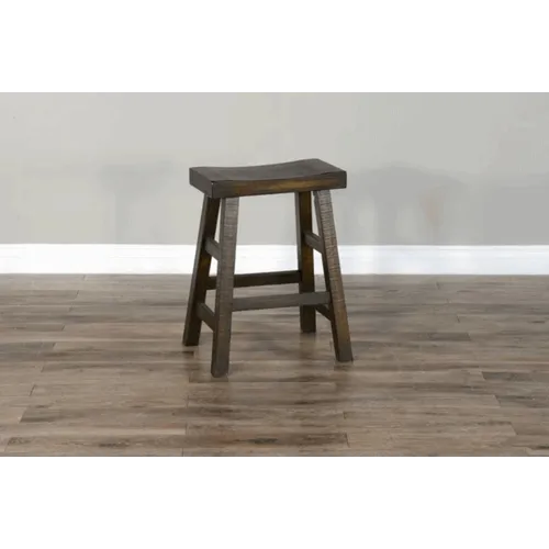 24"H Saddle Seat Stool