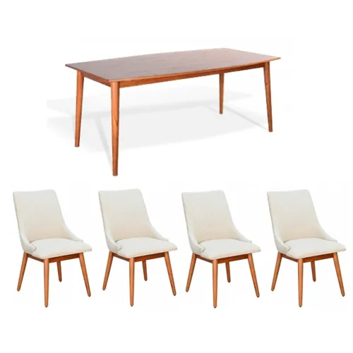 American Modern 5PC Dining Set