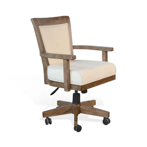 Doe Valley Game Chair w/ Casters, Cushion Seat & Back