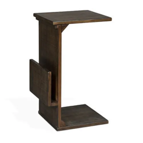 Chairside Table w/ Magazine Rack