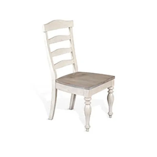 Westwood Village Ladderback Chair, Wood Seat