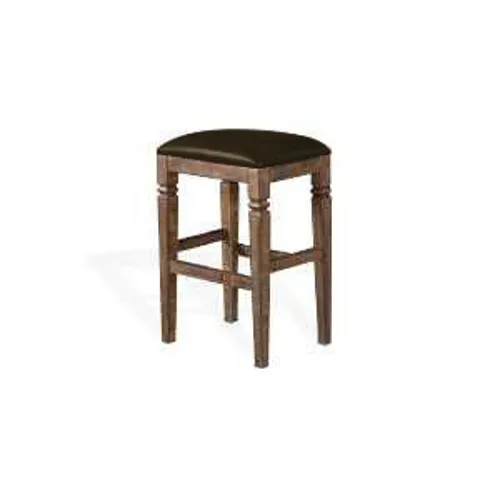 30"H Homestead Stool w/ Cushion Seat