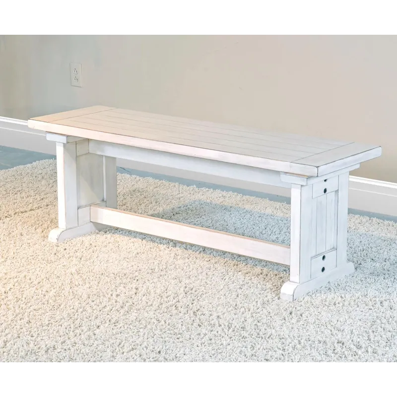 BAYSIDE BF Nook Side Bench, Wood Seat
