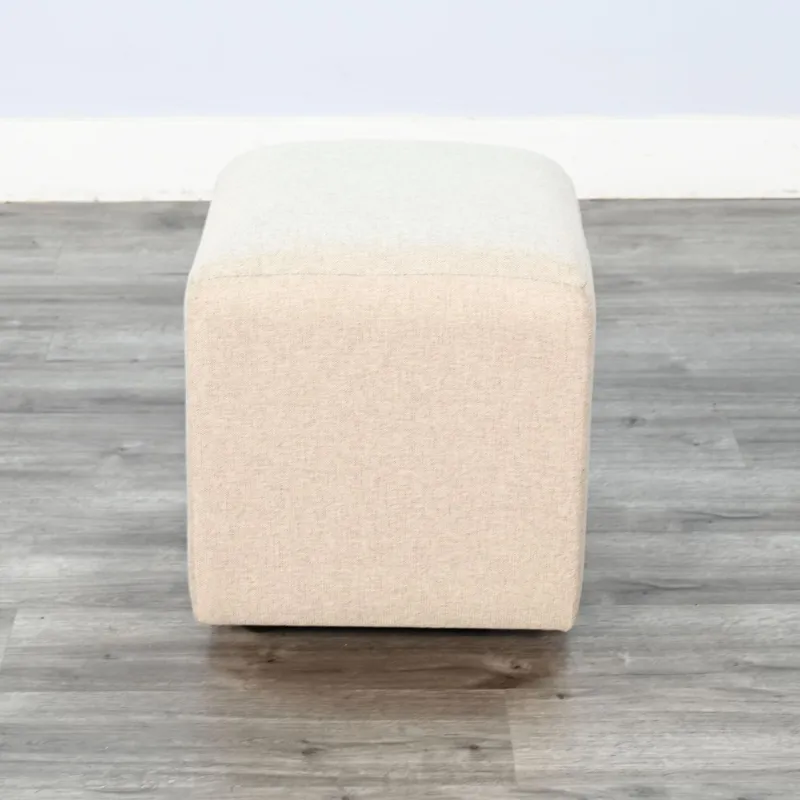 Gibson Stool w/ Casters, Cushion Seat