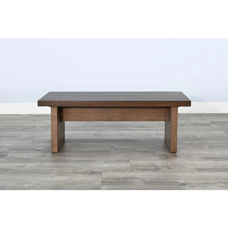 BOISE Side Bench, Wood Seat