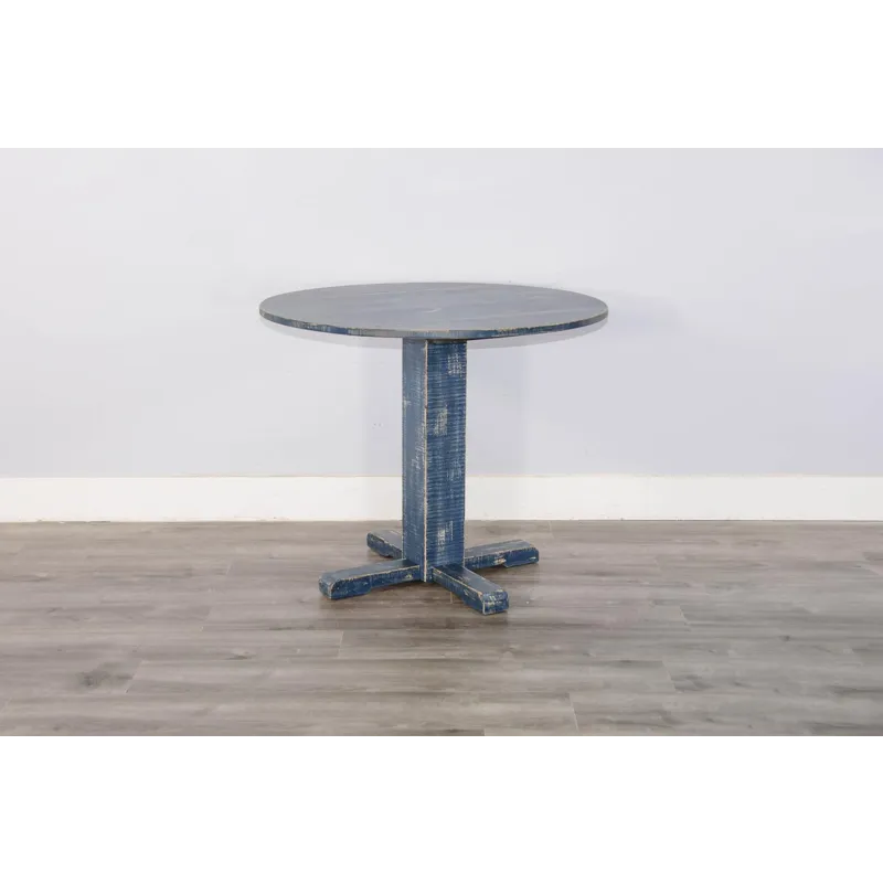 MARINA Ocean Blue Drop Leaf Table