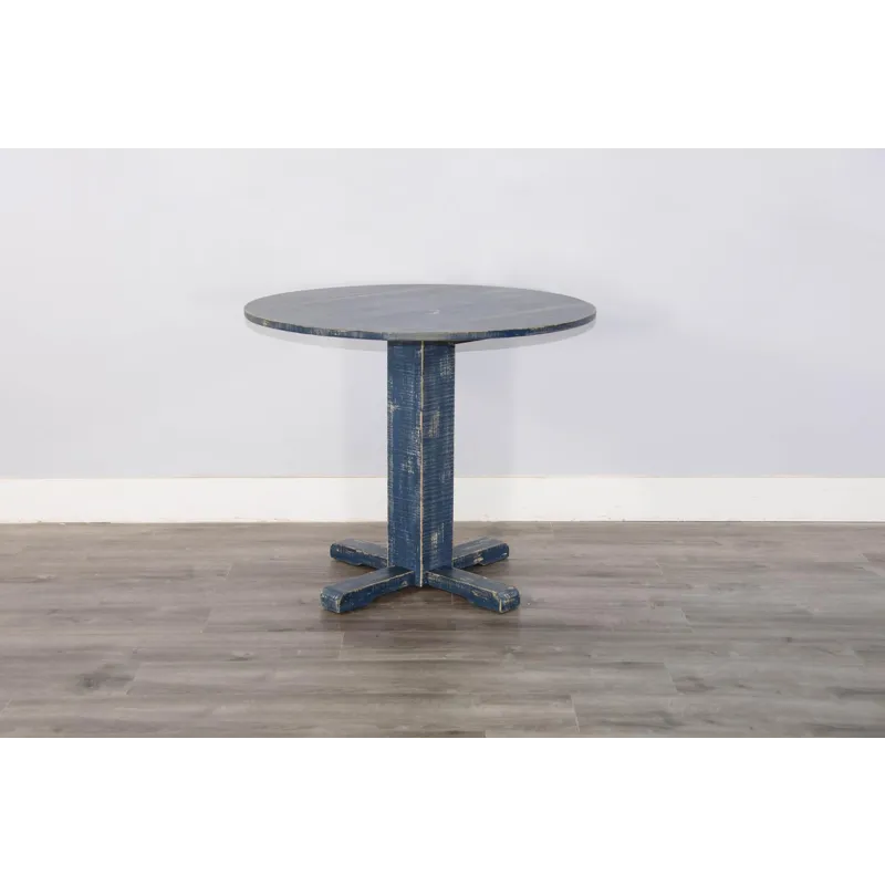 MARINA Ocean Blue Drop Leaf Table
